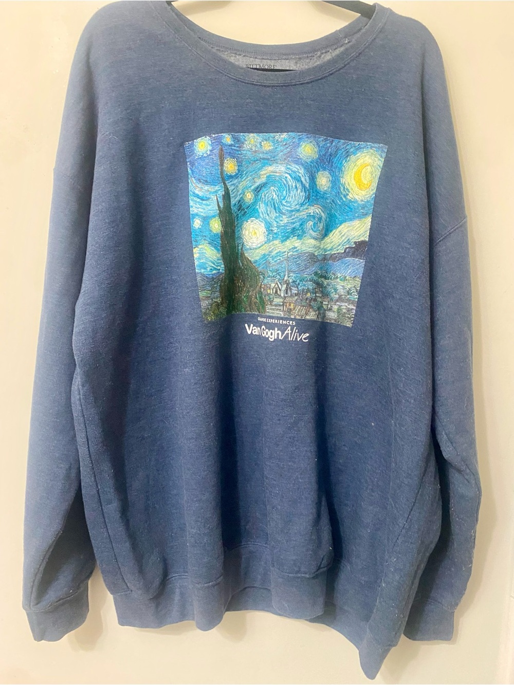 Biltmore Van Gogh Alive Starry Night Sweatshirt Men’s XXL